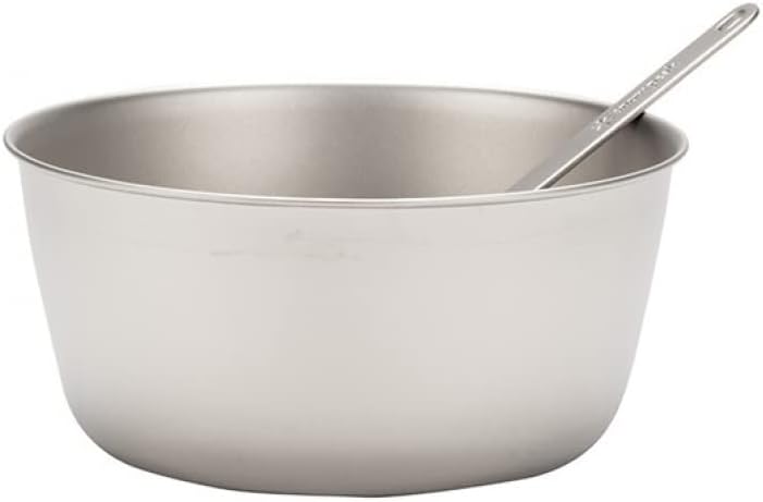 Snow Peak Titanium Trek Bowl - Ultralight and Durable Camping Cookware - 13 cm - Image 4